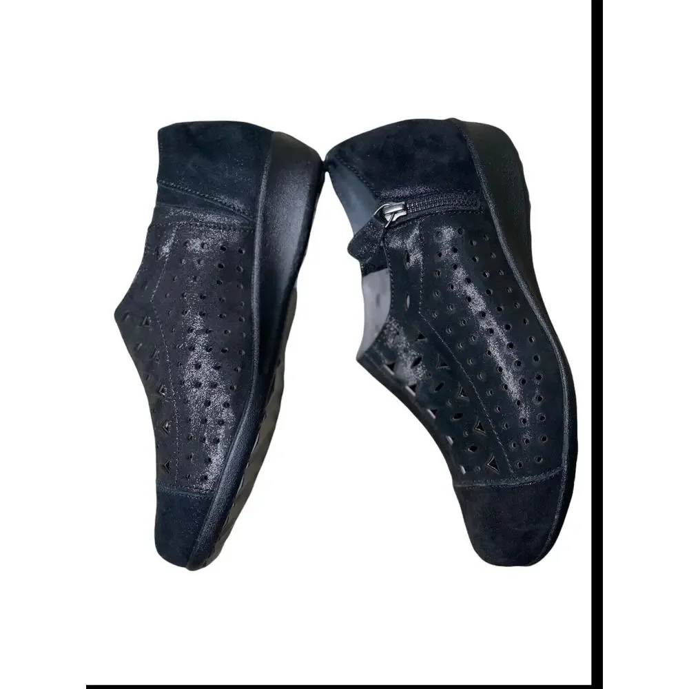 Drew Metro Black Merlin Women's Therapeutic Diabetic Comfort 9WW loafers